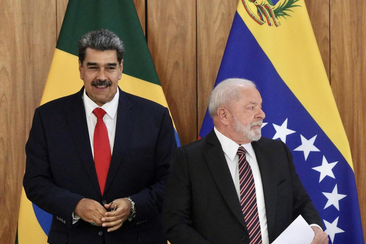 Nicolás Maduro y Lula da Silva, en mayo de 2023, durante un encuentro en Brasilia.