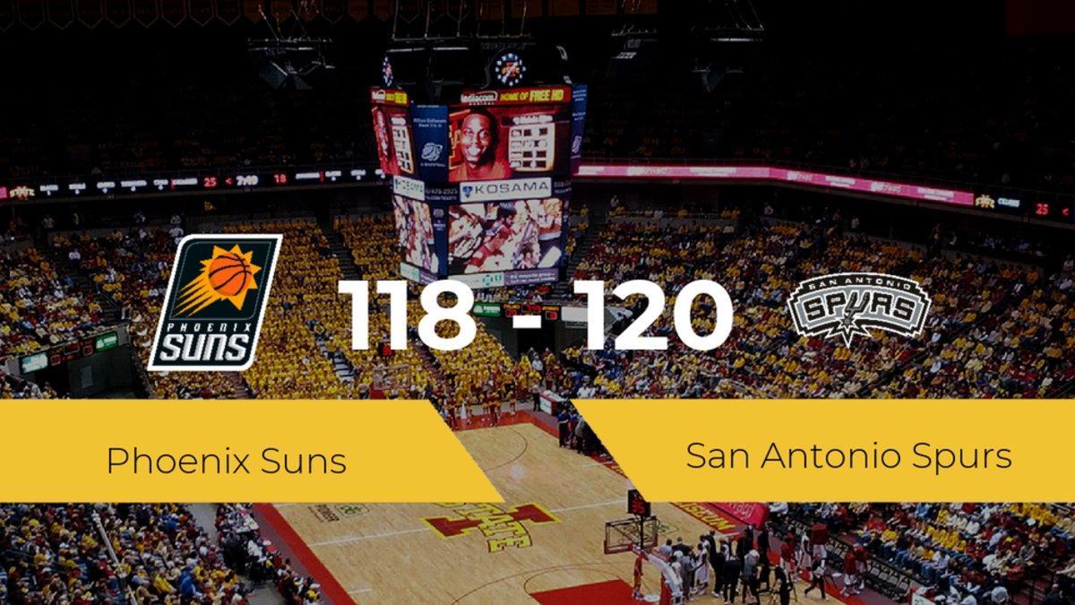 San Antonio Spurs se lleva la victoria frente a Phoenix Suns por 118-120