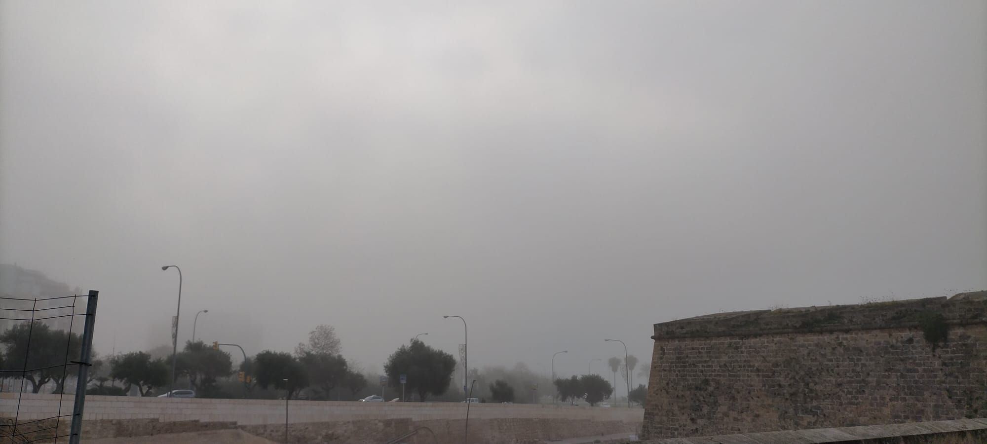 Nebel auf Mallorca: So sah es in Palma und Pòrtol am Mittwochmorgen aus