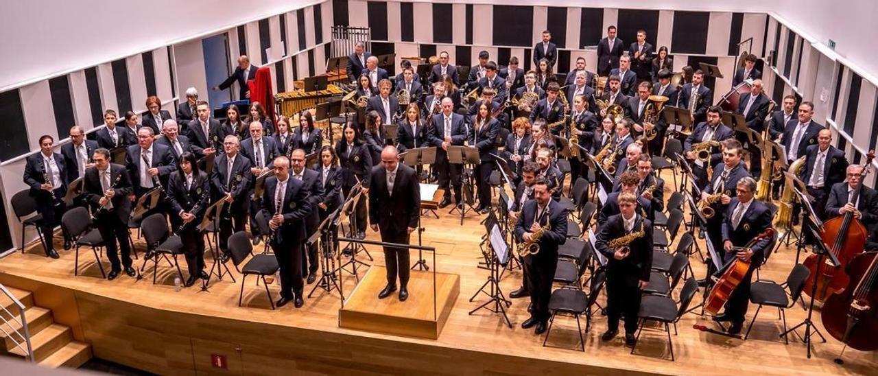 Un concierto de la Lira Castellonera en una imagen de archivo.