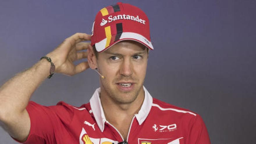 Sebastian Vettel, en la rueda de prensa previa al GP de Austria