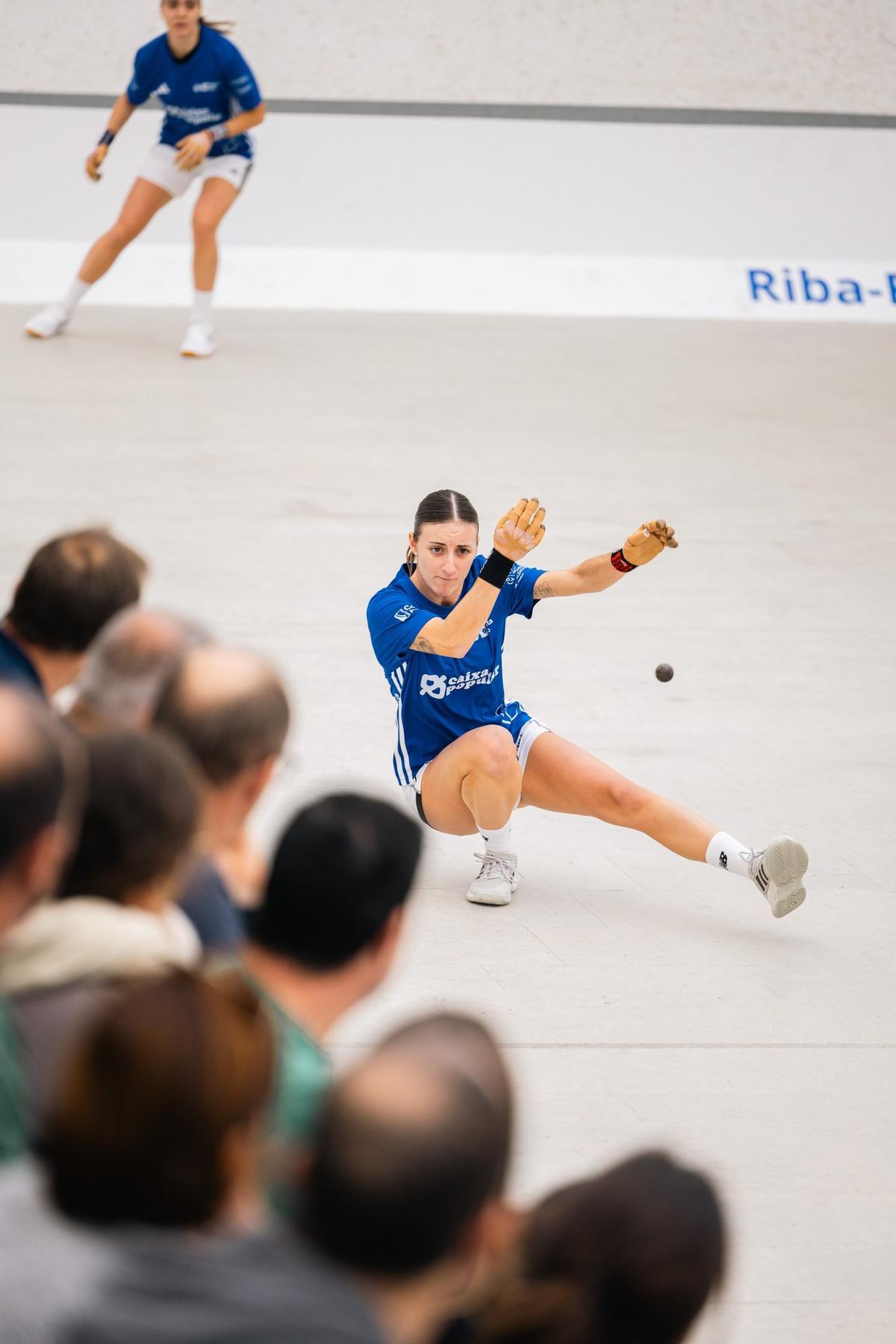 Patri, en acció, en una partida de la passada Copa Caixa Popular