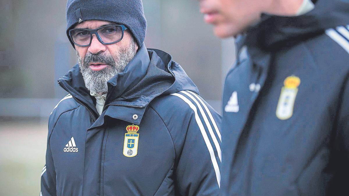 Álvaro Cervera en un entrenamiento.