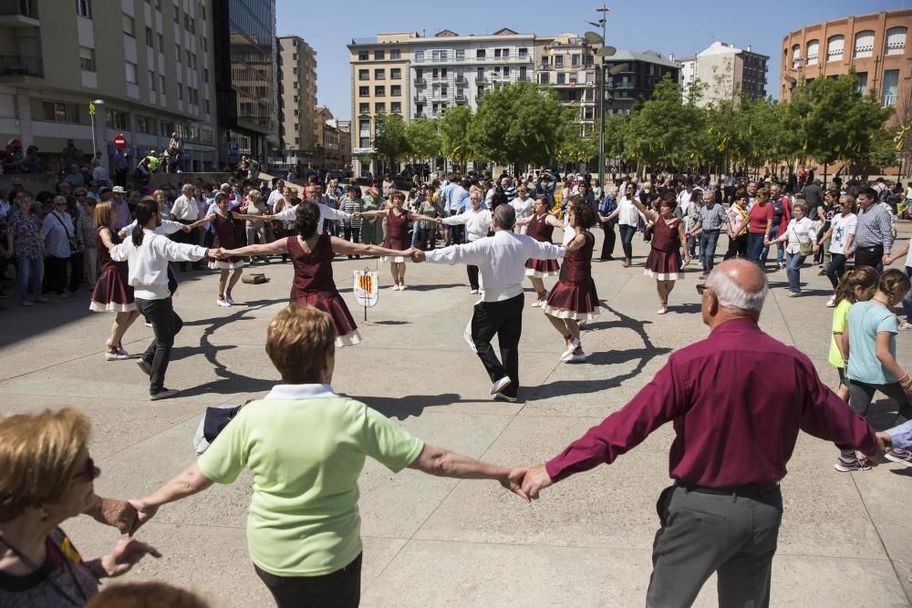 Inauguració de la plaça U d'Octubre de 2017 de Girona