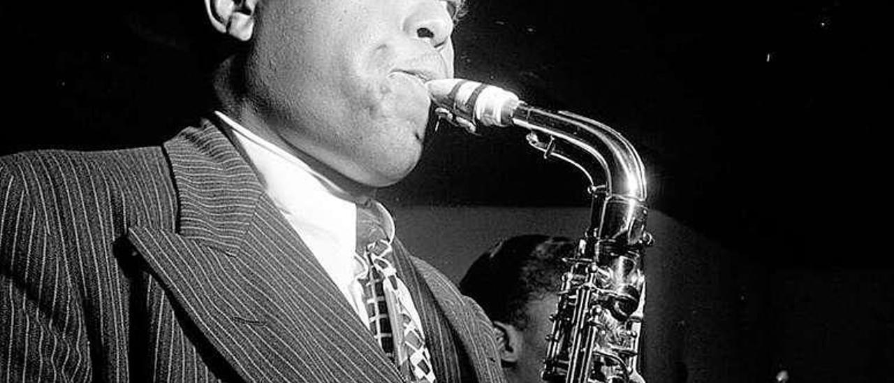 Charlie Parker, en una actuación.