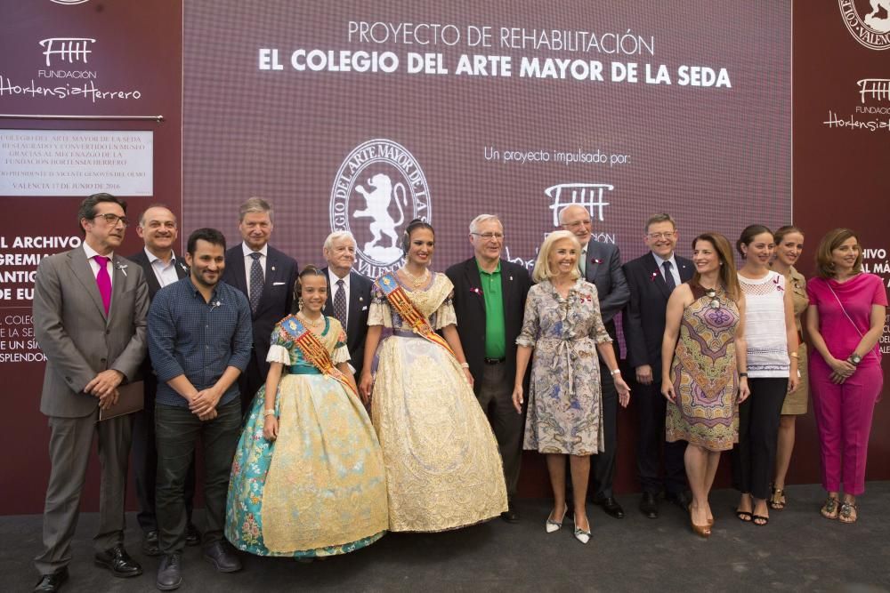 Reapertura del Colegio del Arte Mayor de la Seda de Valencia