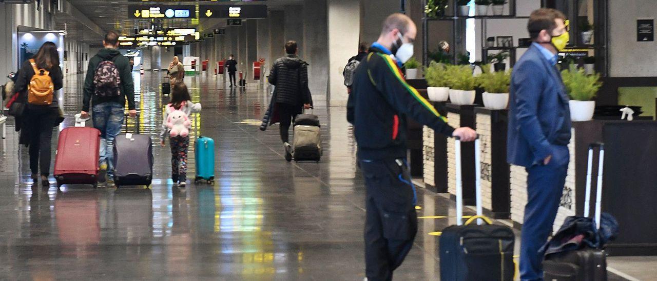 Llegadas nacionales del Aeropuerto de Gran Canaria.