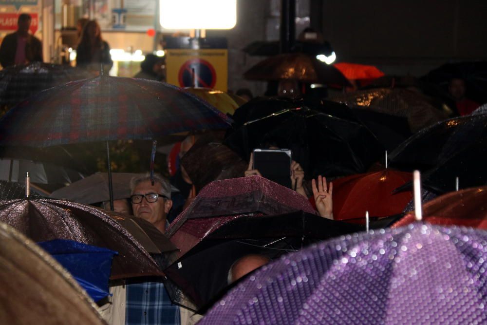 Manifestacions al centre de Girona.