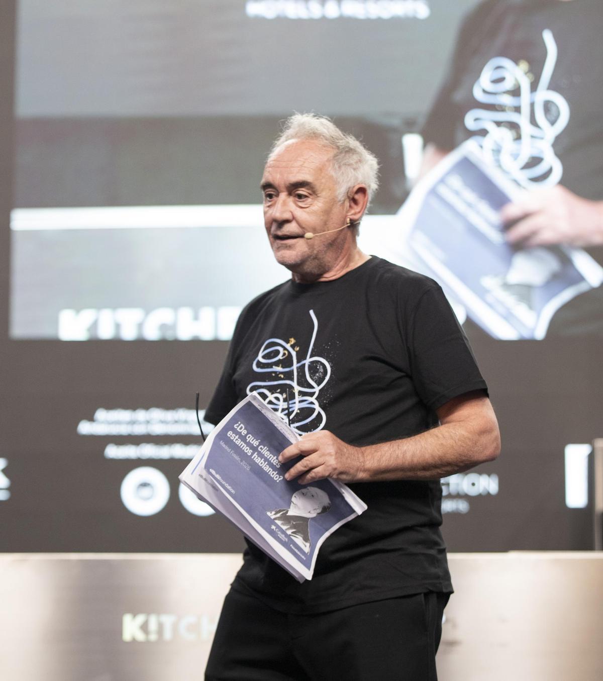 Ferran Adrià hace una radiografía del cliente de alta cocina en Madrid Fusión.