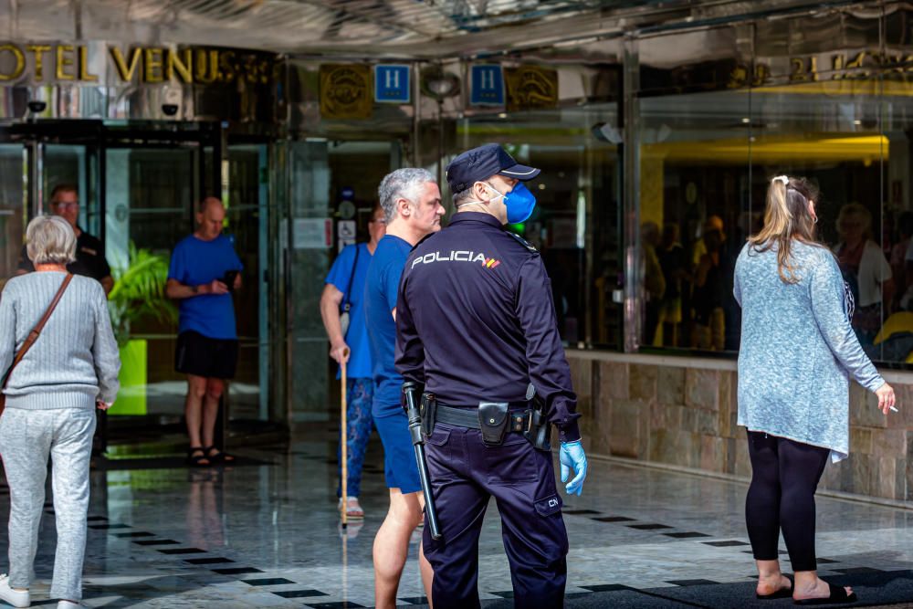 Así se vive el estado de alarma en Benidorm