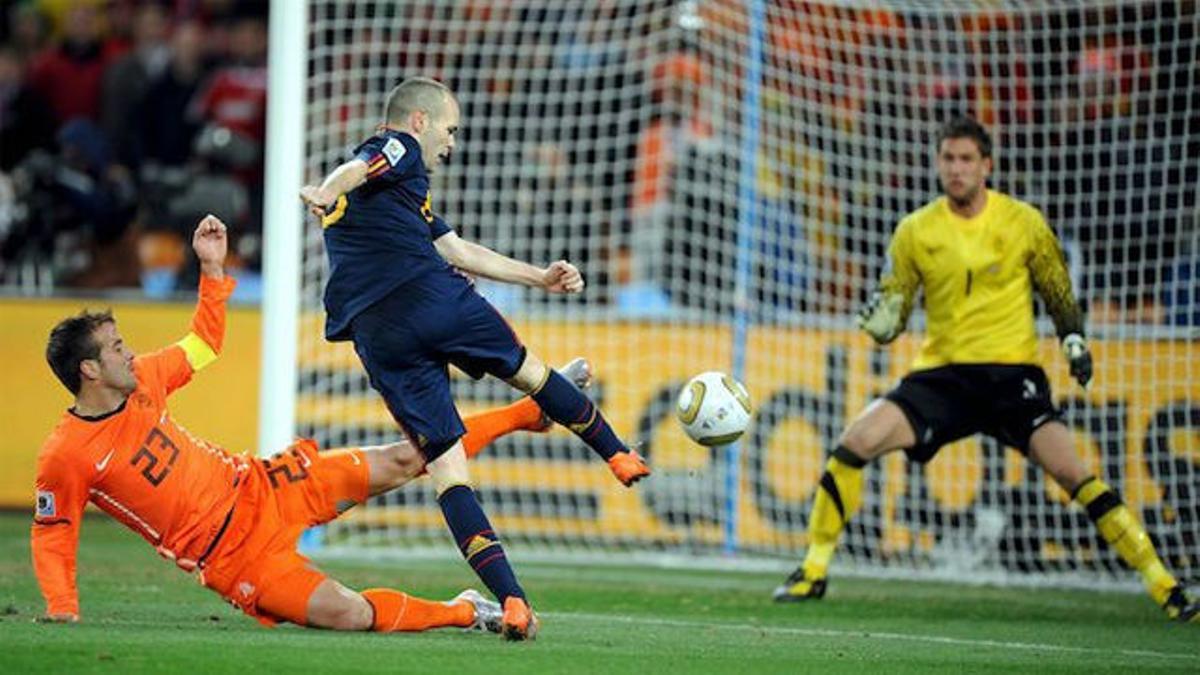 Andrés Iniesta volverá a Johannesburgo, donde marcó el gol que dio a España el Mundial de 2010