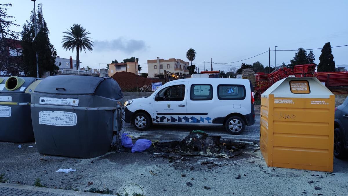 Incendian un contenedor en Can Bonet