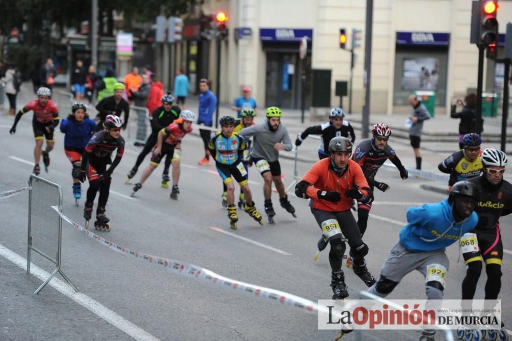 Murcia Maratón. Salida patinadores