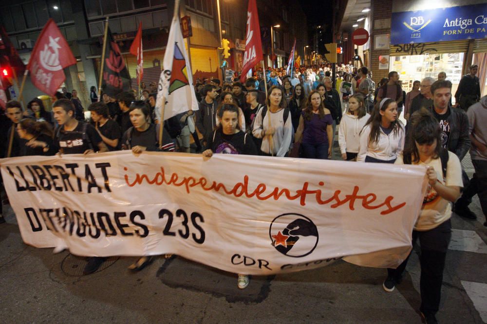 Manifestació a Girona