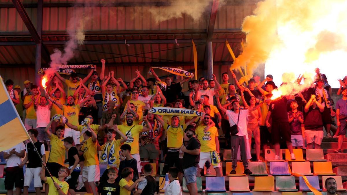 L’afició local es va fer sentir a Santa Margarida de Montbui