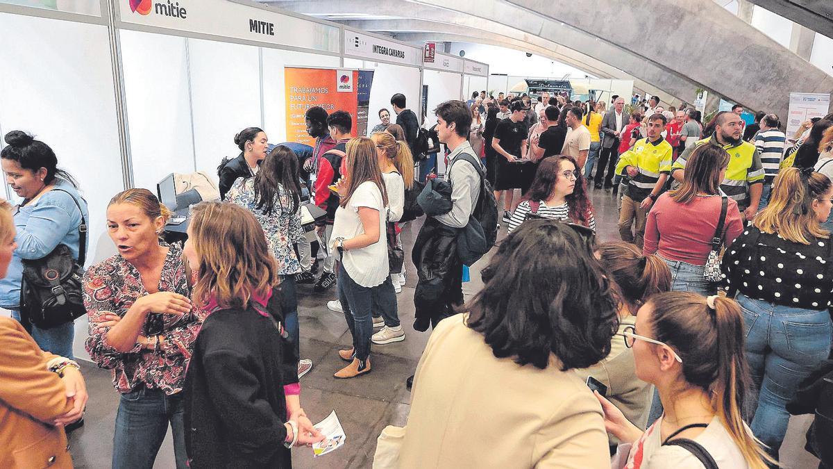 Imagen del reciente encuentro ‘Atrayendo Empleo’, celebrado en el Recinto Ferial de Tenerife.