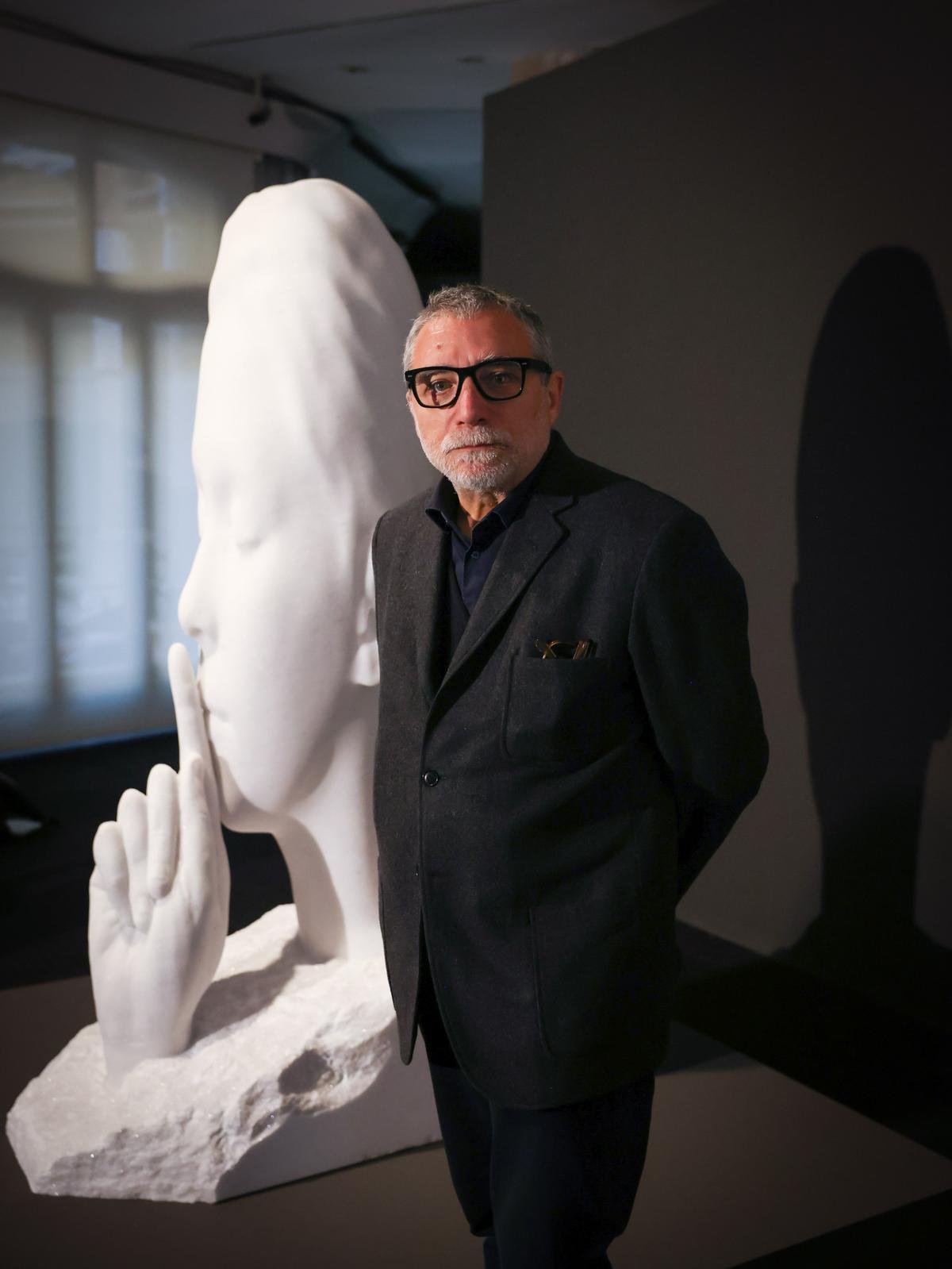 Presentación de la exposición Jaume Plensa. Poesía del silencio, en La Pedrera