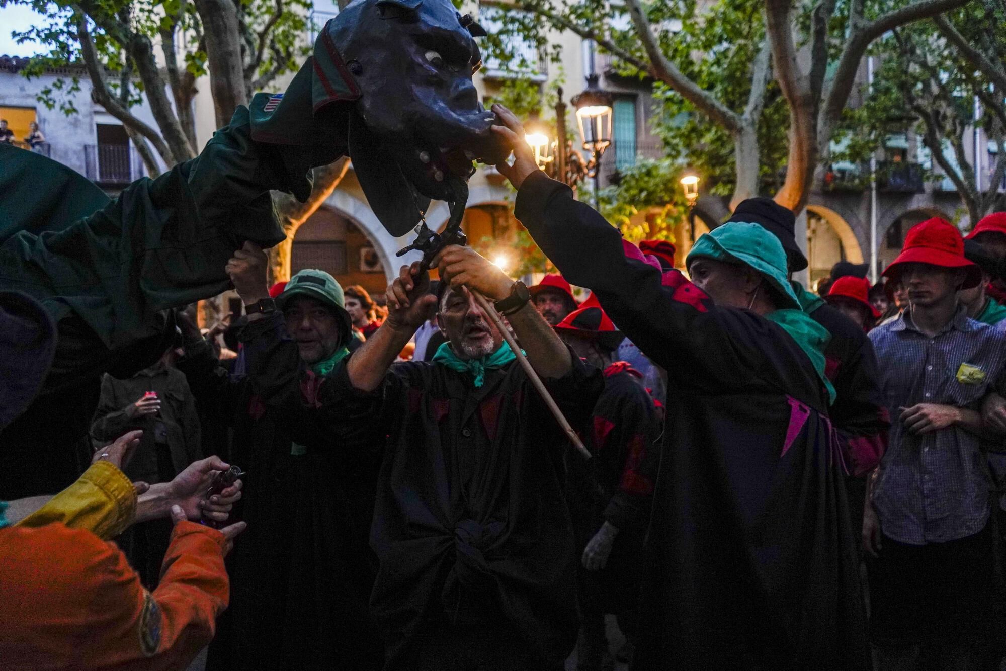 Passacarrers de Patum de dissabte