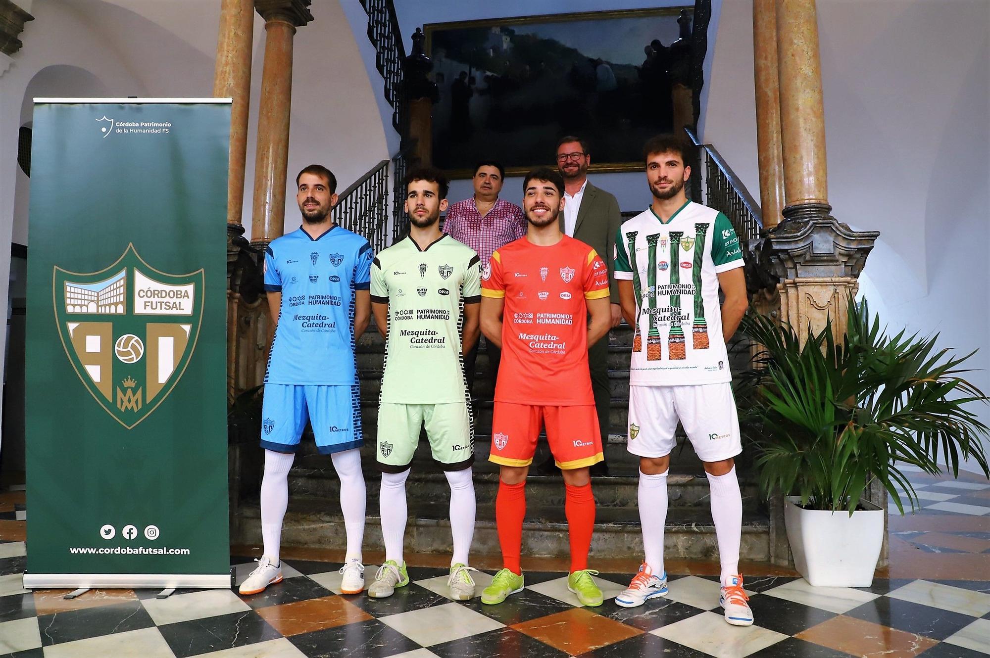 Así son las camisetas del Córdoba Futsal para la temporada en Primera División