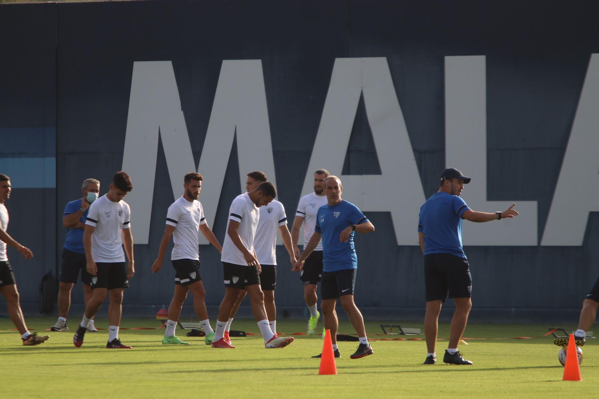 Entrenamiento del Málaga CF de este jueves 12 de agosto