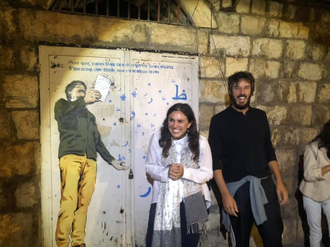 El artista plástico Joan Aguiló y la actriz y dramaturga Catalina Inès Florit presentan su proyecto en Hammana, Líbano