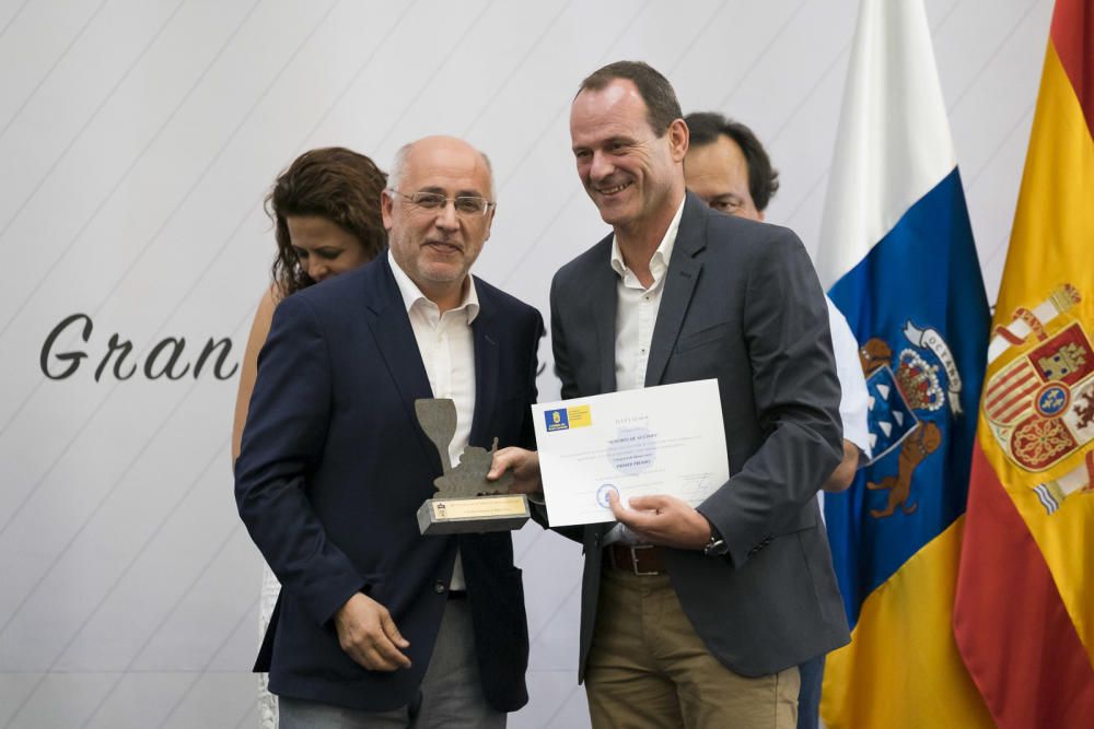 Entrega de premios a los mejores quesos y vinos de Gran Canaria