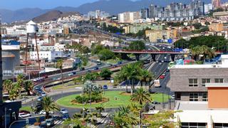 Cierre de los carriles de acceso a Santa Cruz de Tenerife por las obras de la depuradora