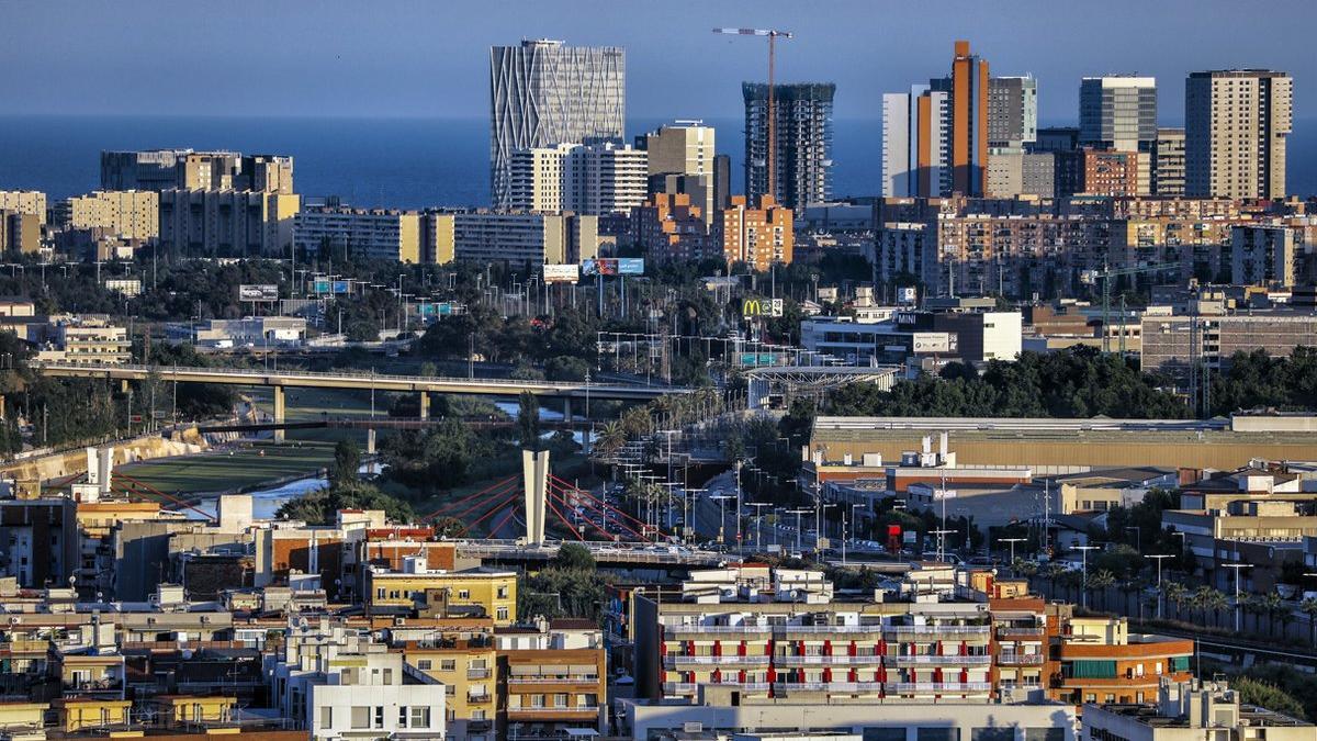 Edificios de viviendas en la ciudad de Barcelona