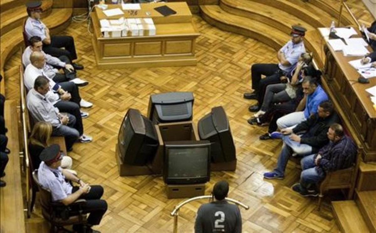 Judici al clan Jodorovich a l’Audiència de Barcelona, l’octubre del 2011. DANNY CAMINAL