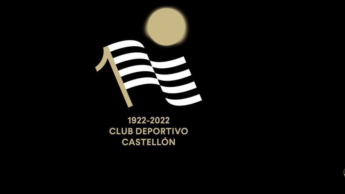 El logo del Centenario del CD Castellón