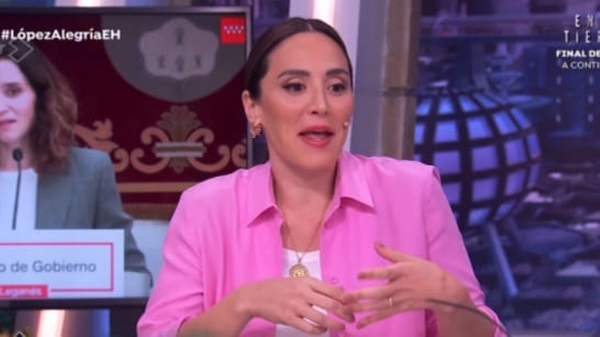 Tamara Falcó en 'El hormiguero'.