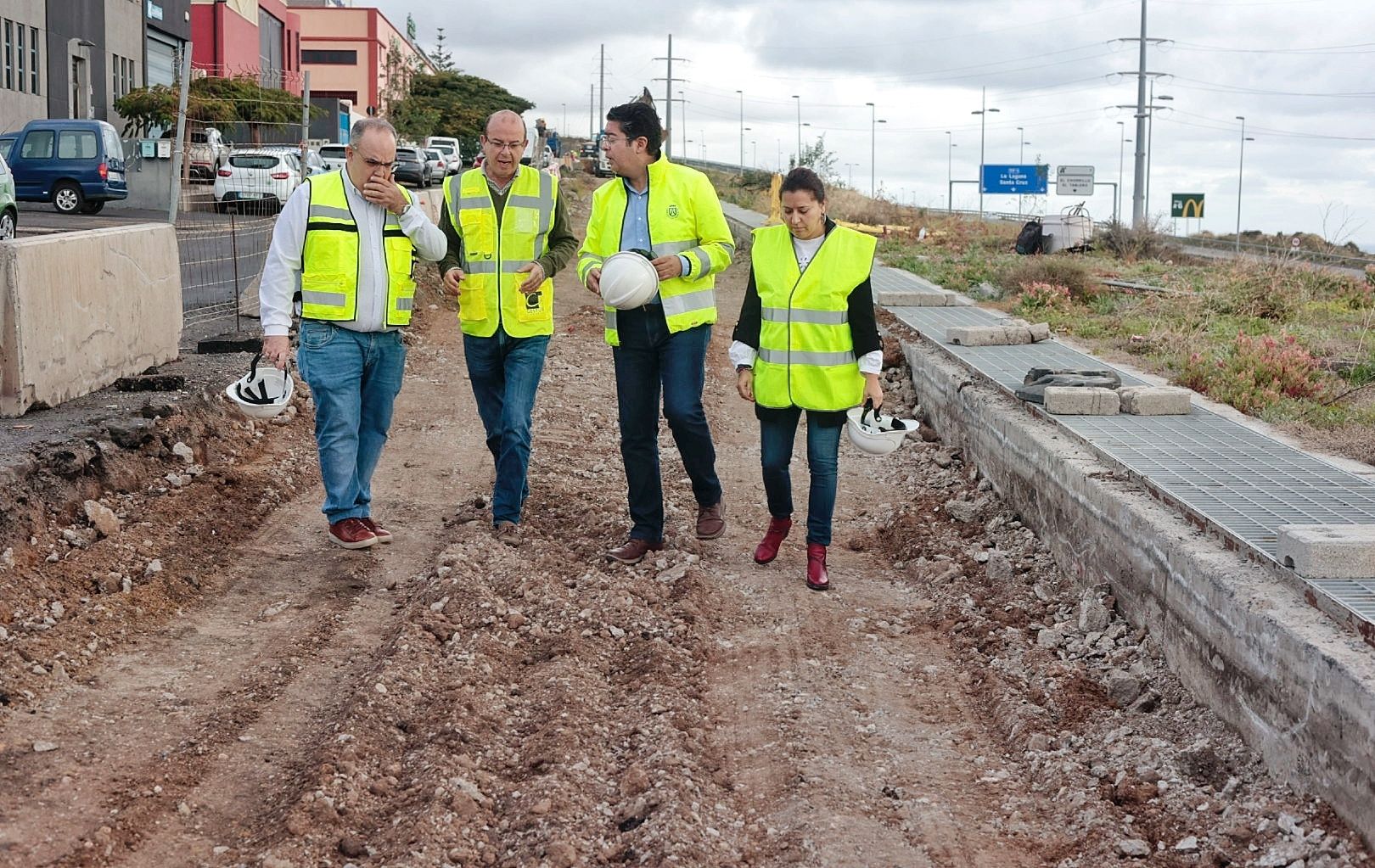 Visita de Pedro Martín a La Campana