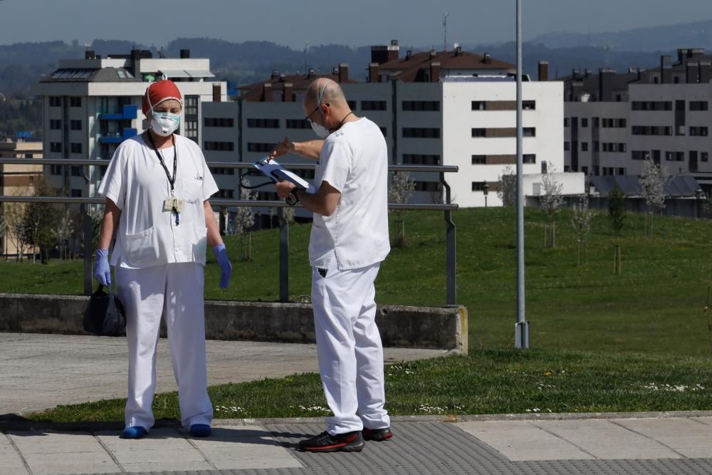 Así es el hospital de campaña del HUCA