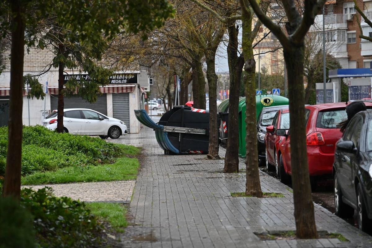 Fotogalería | Imágenes del temporal en Badajoz, este sábado