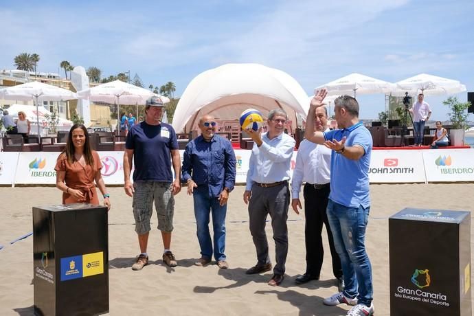 San Bartolomé de Tirajana. Presentación Copa del Rey de voley playa  | 25/04/2019 | Fotógrafo: José Carlos Guerra