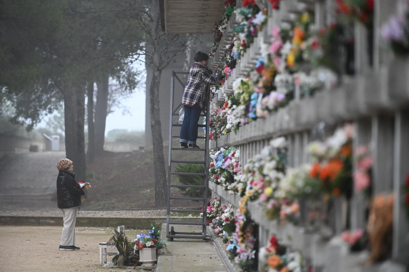 En imágenes | Así ha sido el Día de Todos los Santos en el cementerio de Torrero