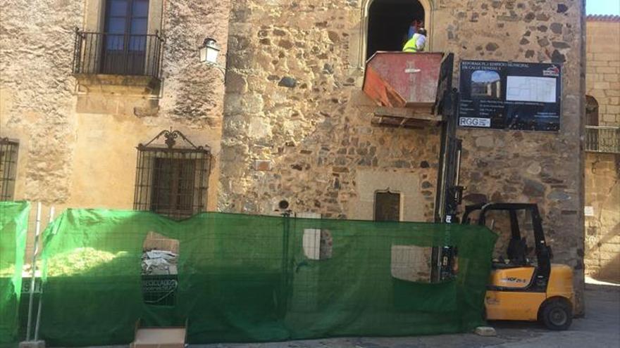 La obra del edificio municipal de Tiendas terminará en mayo