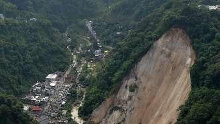 Vista aérea de la zona. // Efe