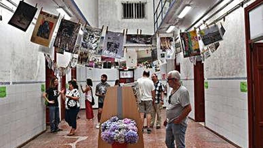 Exposición, el verano pasado, en la antigua cárcel de A Coruña.