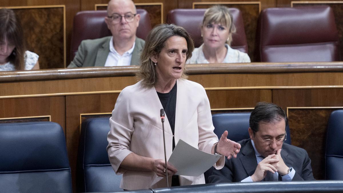 La vicepresidenta tercera y ministra para la Transición Ecológica y el Reto Demográfico, Teresa Ribera.