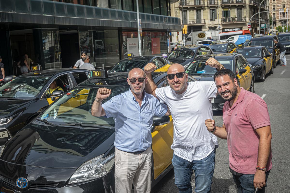 El sector del taxi volvió este martes a las movilizaciones