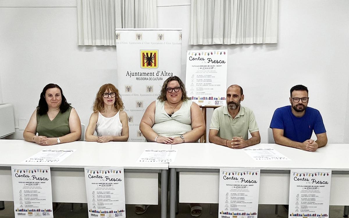 Presentacion del proyecto 'Contes a la fosca' a realizar en Altea, L'Alfàs del Pi, Benidorm y Callosa d'En Sarrià