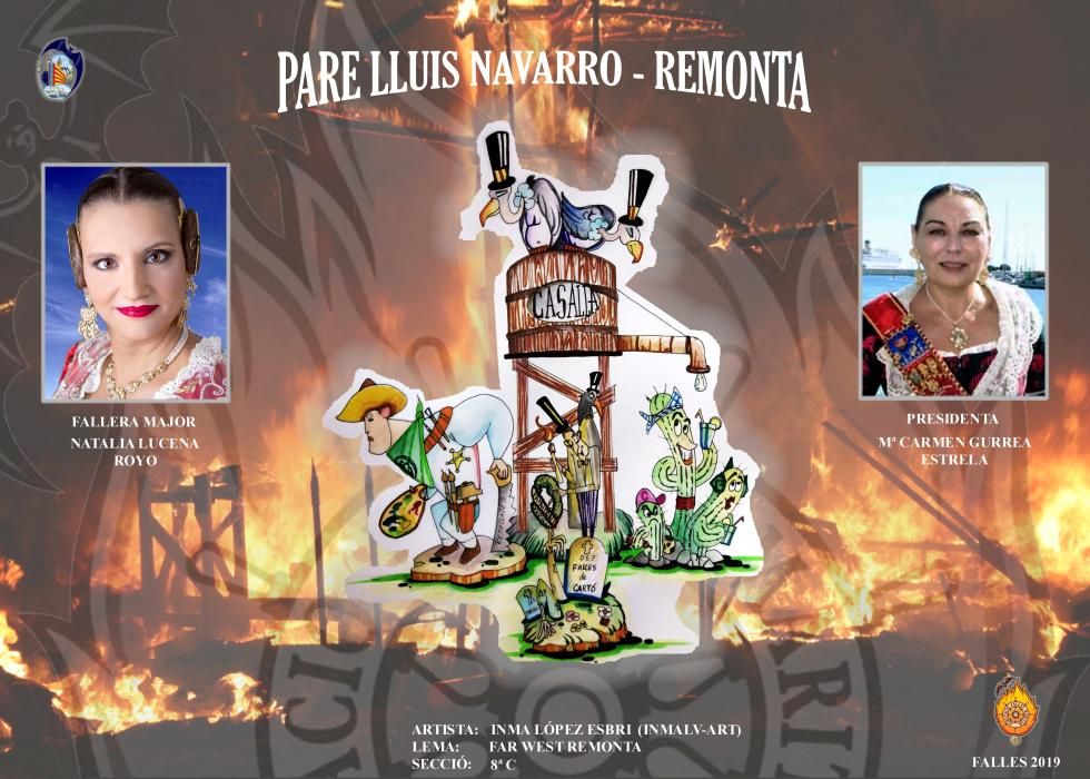 Conoce todos los proyectos de Fallas 2019 en el Marítimo