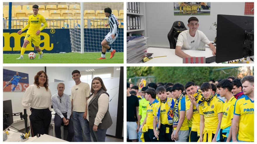 Teo Bou aprende y disfruta entre el &#039;verde&#039; y las oficinas del Villarreal