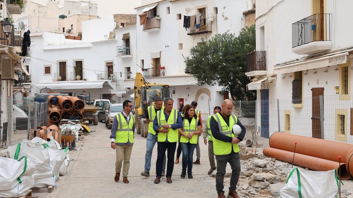 Ibiza: imágenes de las obras en Dalt Vila