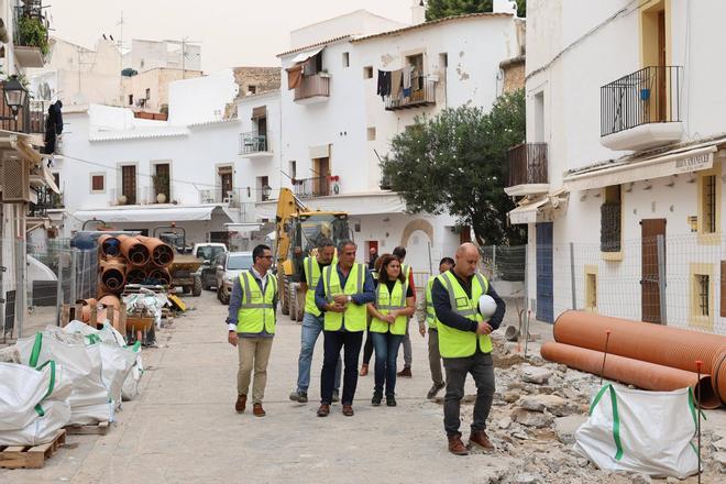 Ibiza: imágenes de las obras en Dalt Vila