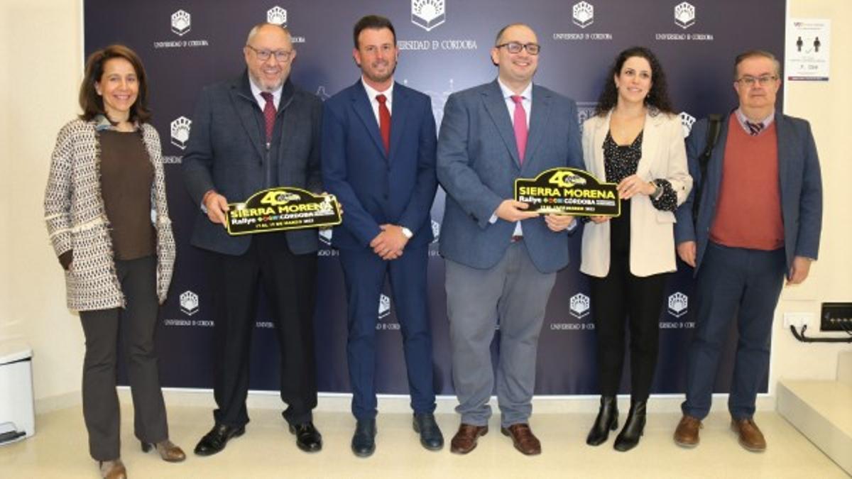 Presentación del estudio sobre el Rallye Sierra Morena en la Universidad de Córdoba.