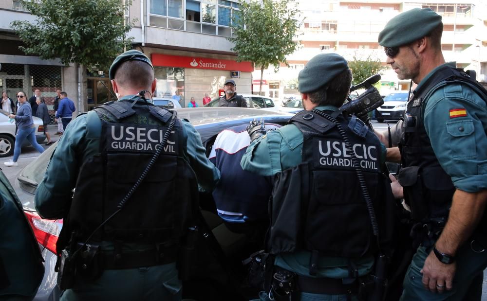 Operación de la Guardia Civil contra las bandas latinas en Vigo
