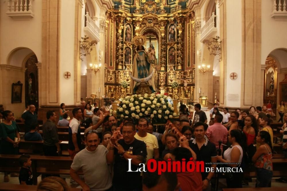 Procesión de la Virgen del Cisne en Lorca