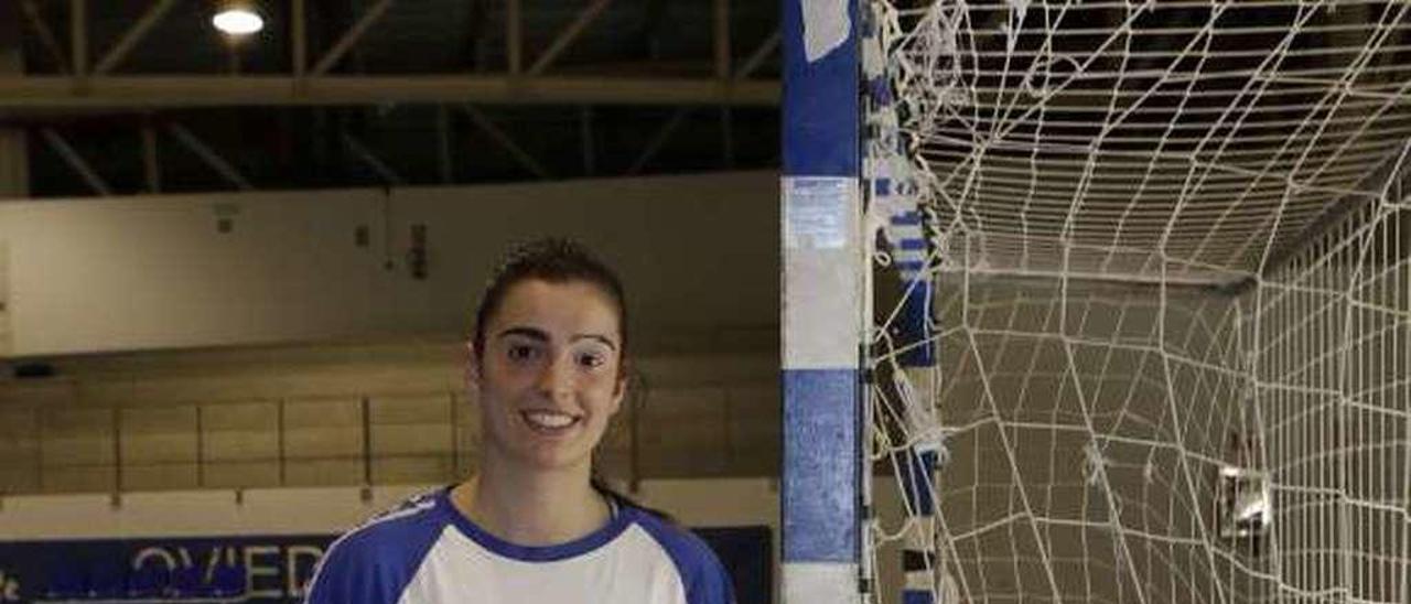 Marta Ordóñez, antes de un entrenamiento en el Florida Arena.